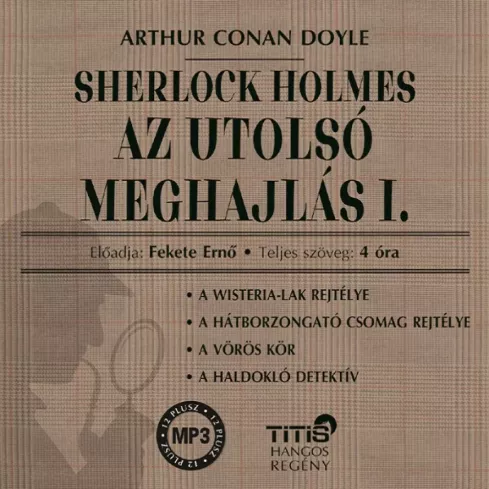 Sherlock Holmes - Az utolsó meghajlás I. borító