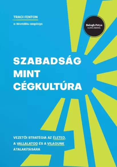 Szabadság mint cégkultúra borító