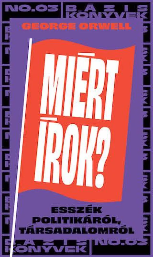 Miért írok? borító