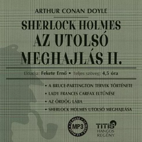 Sherlock Holmes - Az utolsó meghajlás II. borító