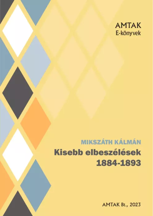 Kisebb elbeszélések 1884-1893 borító