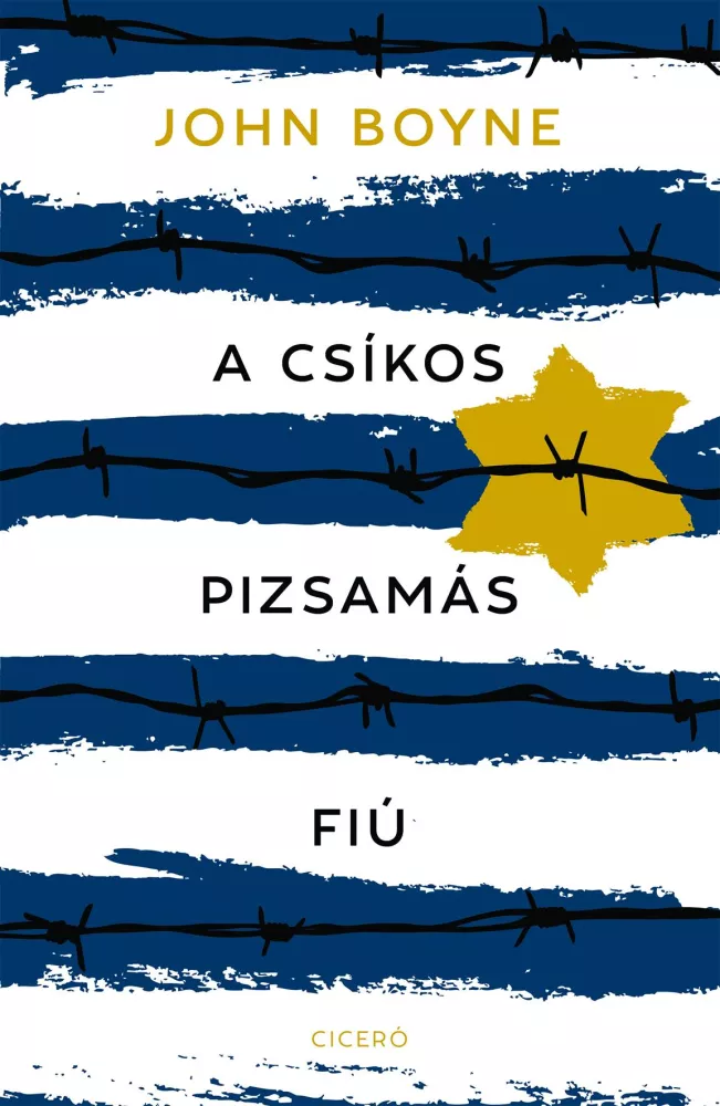 A csíkos pizsamás fiú borító