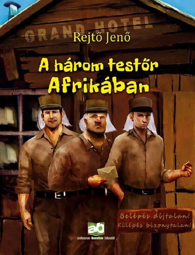 A három testőr Afrikában borító