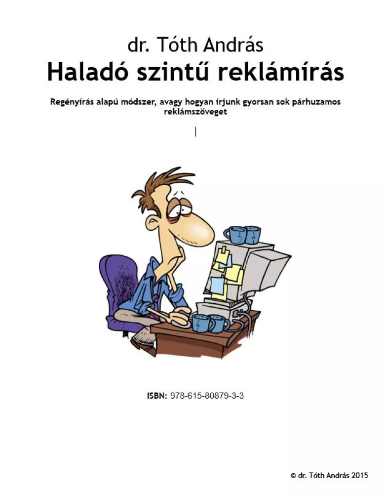 Haladó szintű reklámírás borító