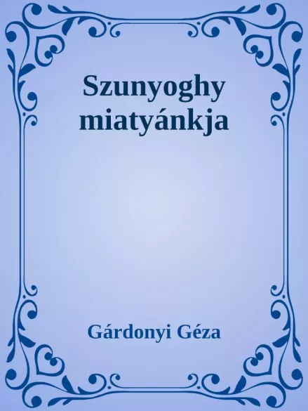 Szunyoghy miatyánkja borító