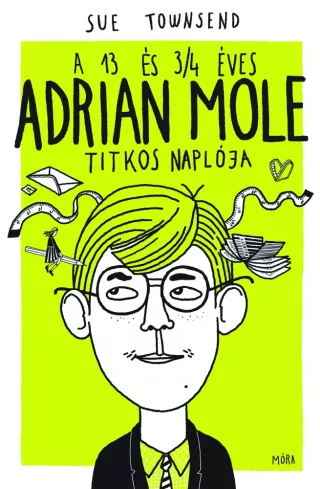 A 13 és 3/4 éves Adrian Mole titkos naplója borító