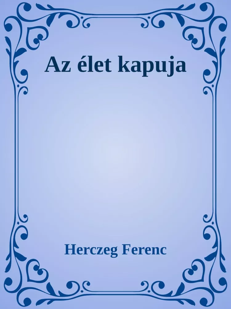 Az élet kapuja borító