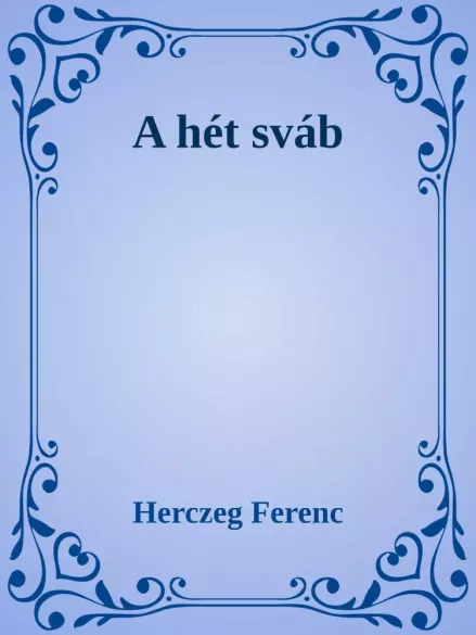 A hét sváb borító