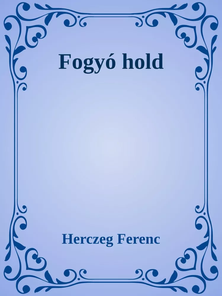 Fogyó hold borító