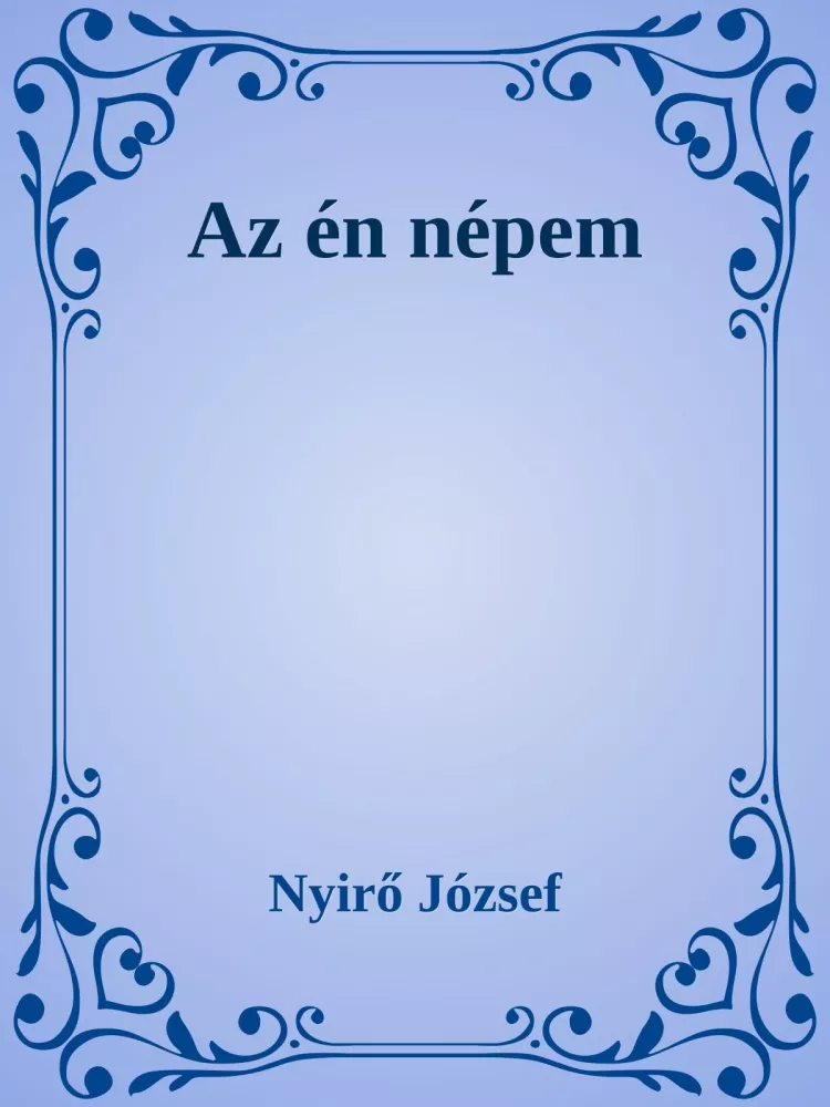Az én népem borító