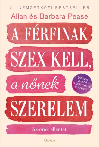 A férfinak szex kell, a nőnek szerelem borító