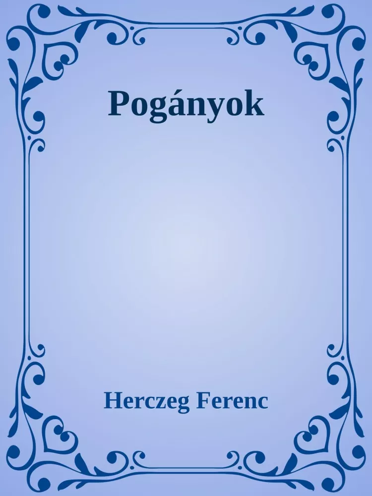 Pogányok borító