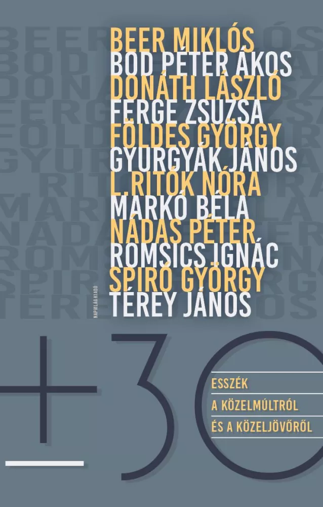 ± 30. Esszék a közelmúltról és a közeljövőről borító