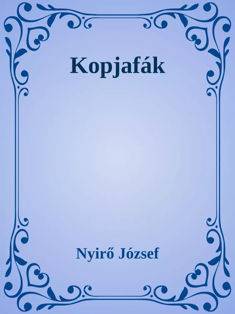 Kopjafák borító