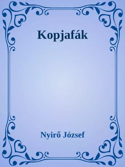 Kopjafák borító
