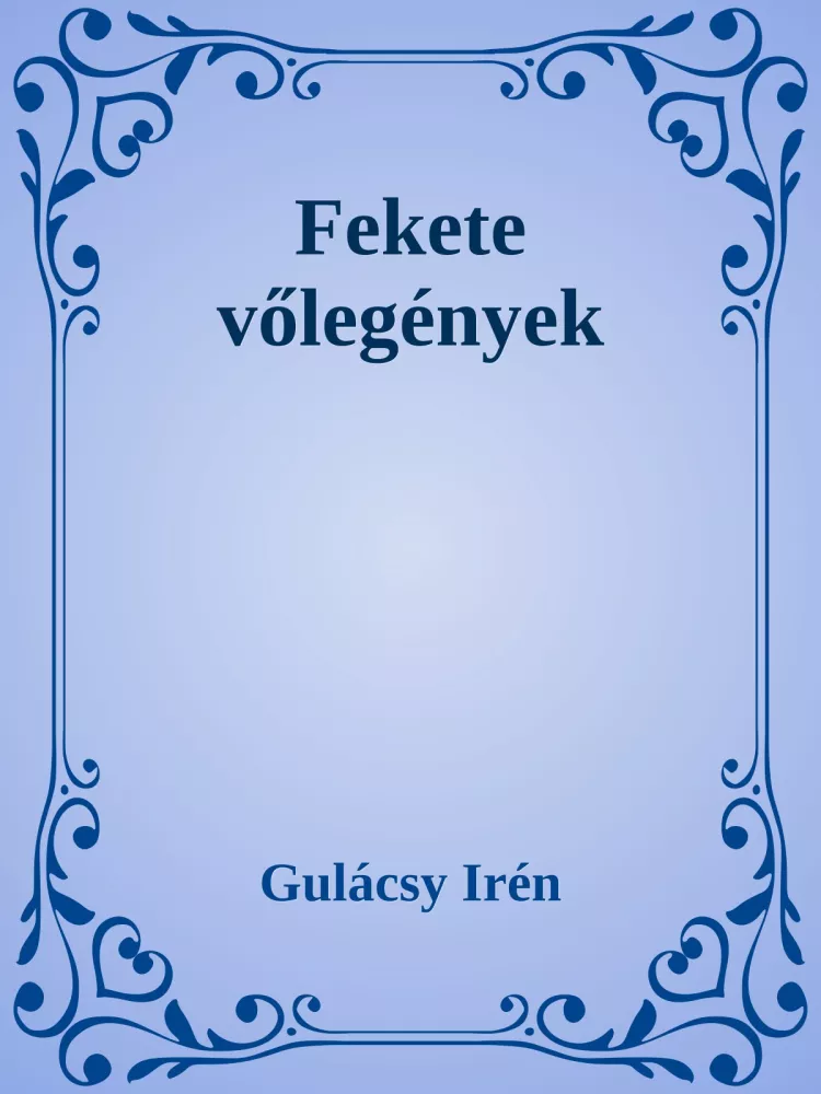 Fekete vőlegények borító