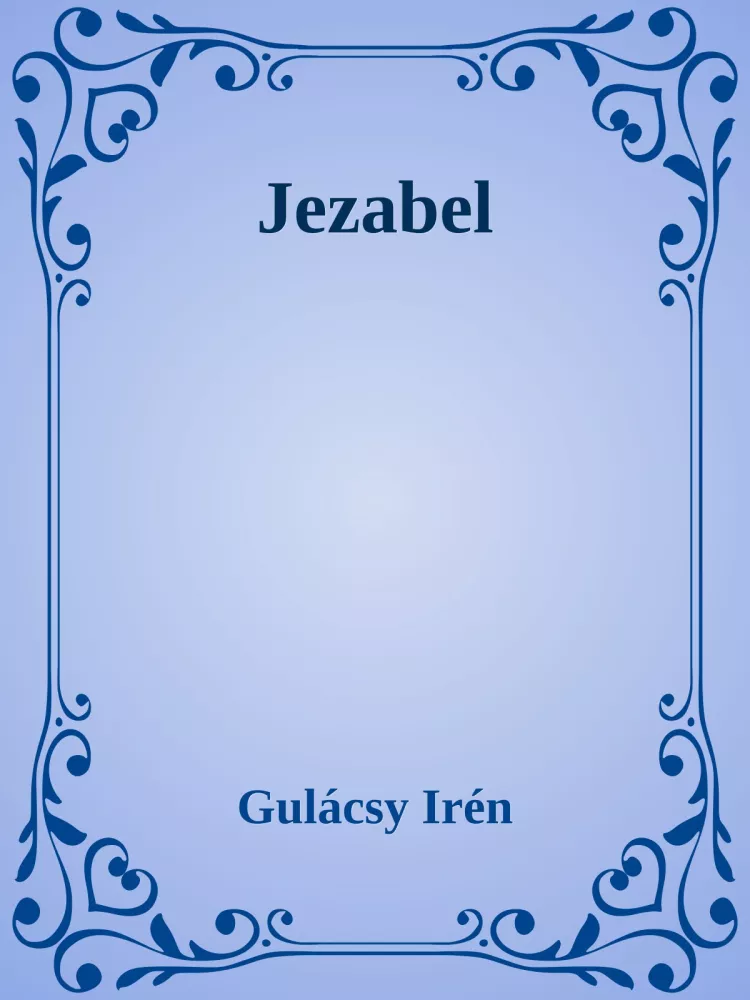 Jezabel borító