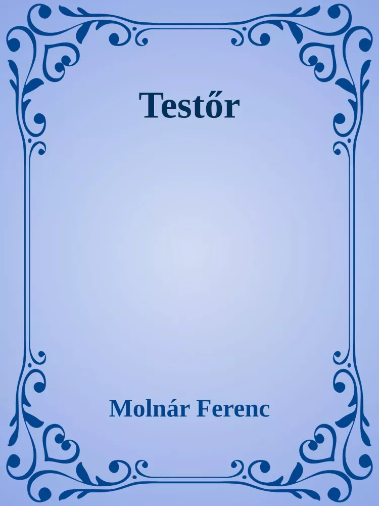 Testőr borító
