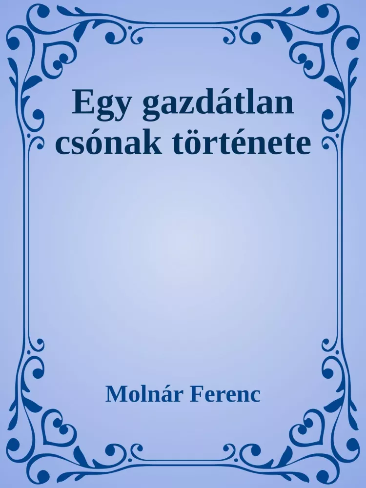 Egy gazdátlan csónak története borító