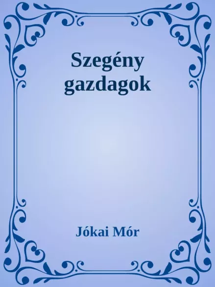 Szegény gazdagok borító