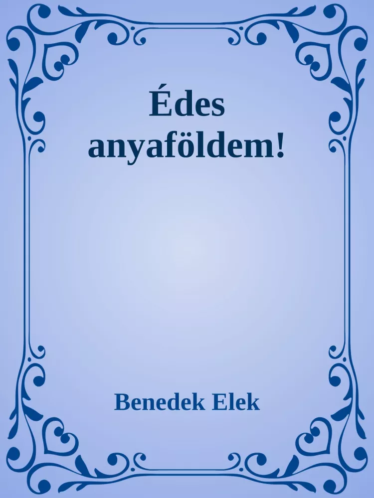 Édes anyaföldem! borító