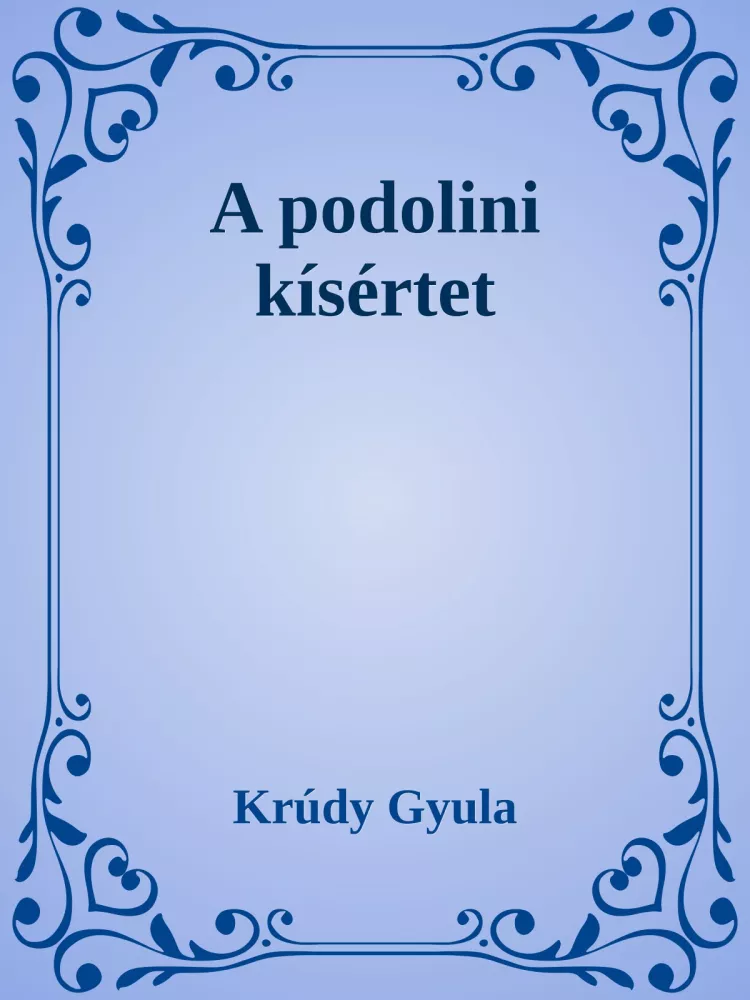 A podolini kísértet borító