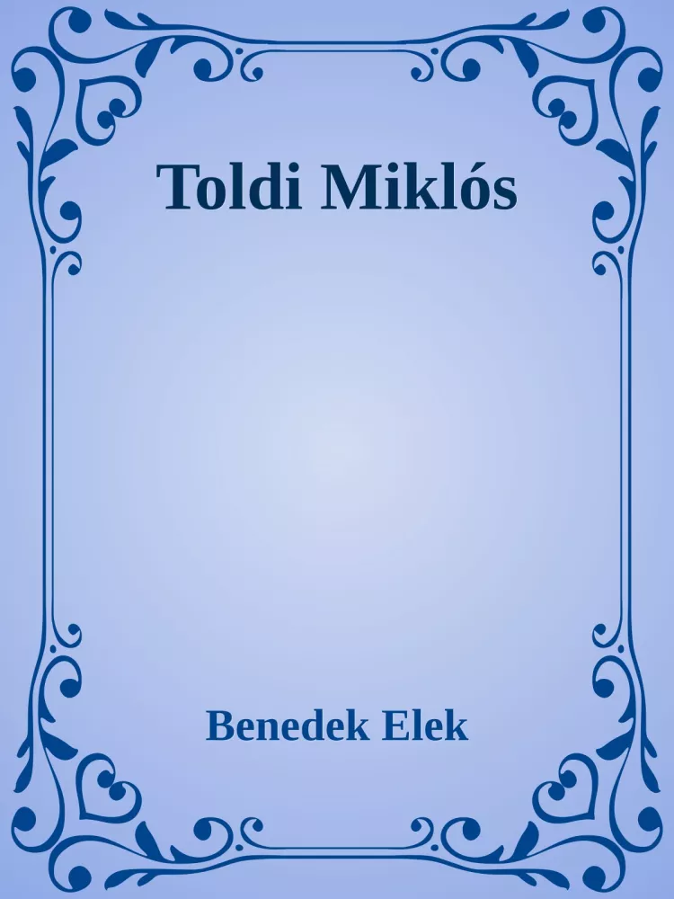 Toldi Miklós borító