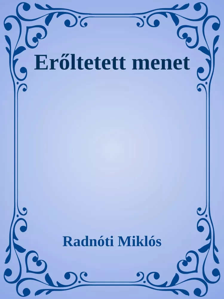 Erőltetett menet borító