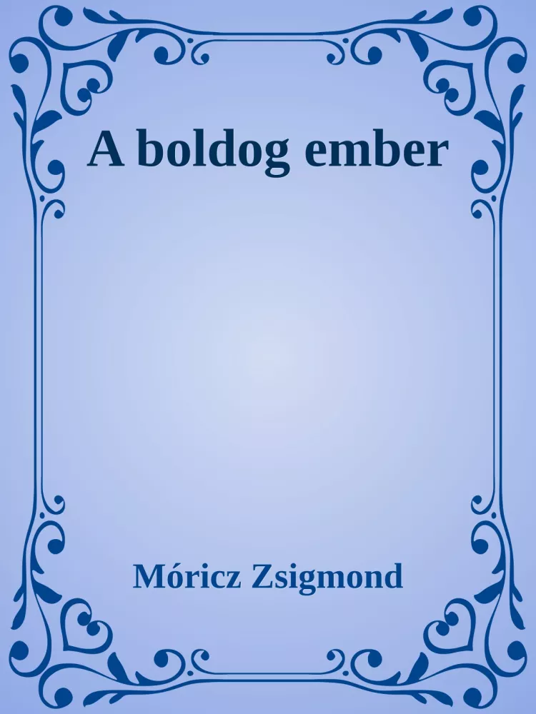 A boldog ember borító
