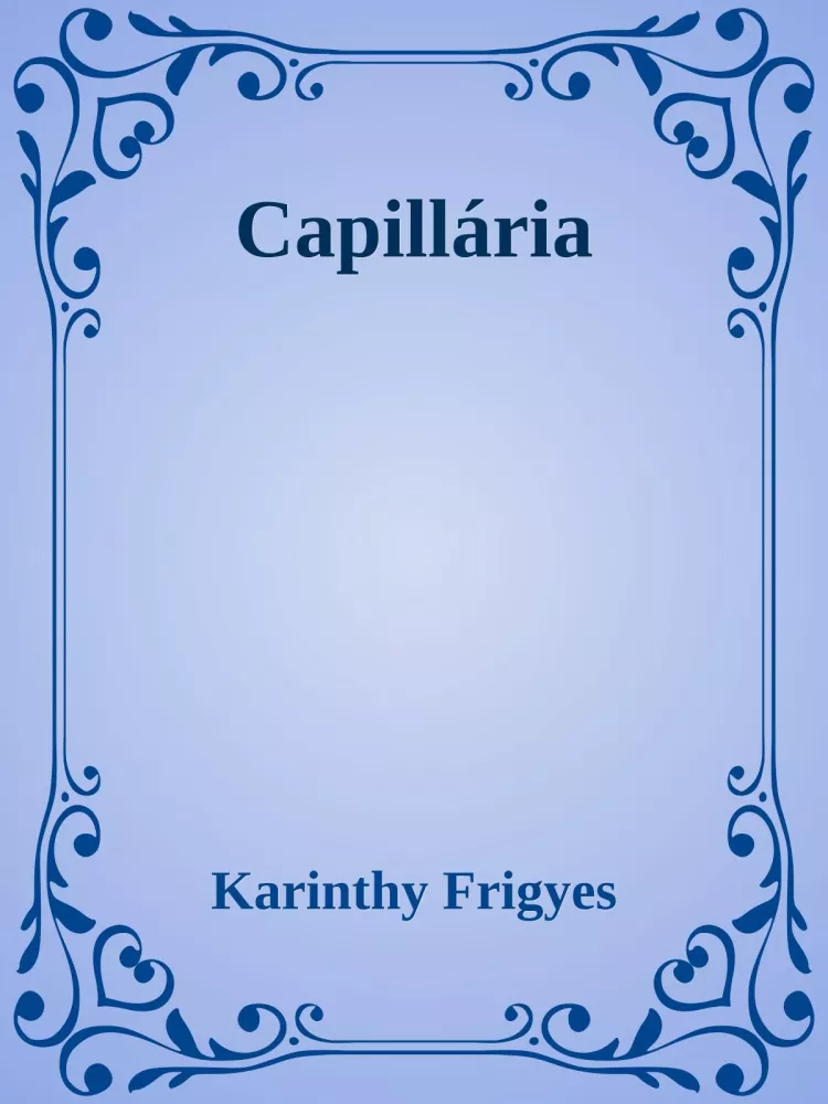 Capillária borító