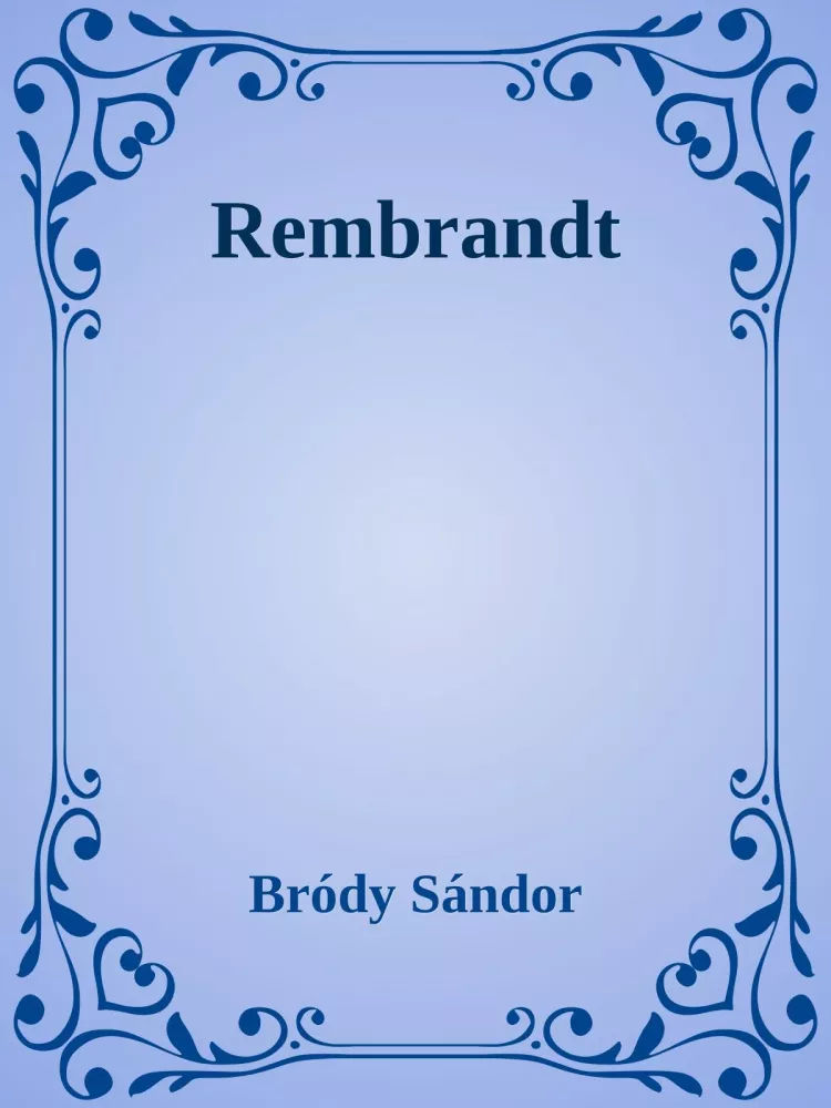 Rembrandt borító