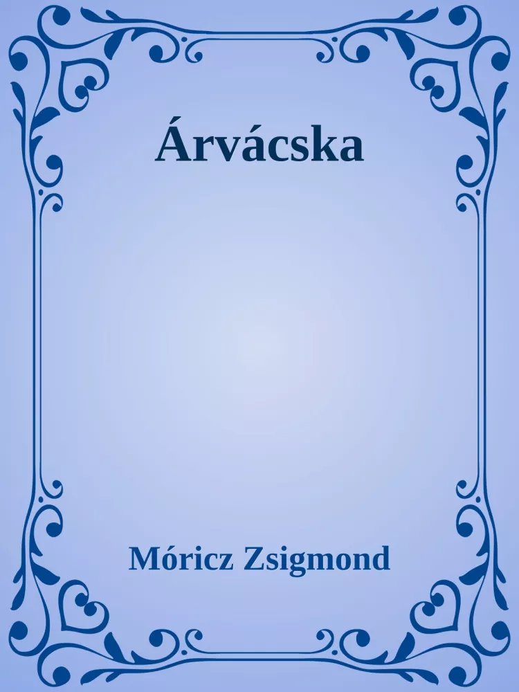 Árvácska borító