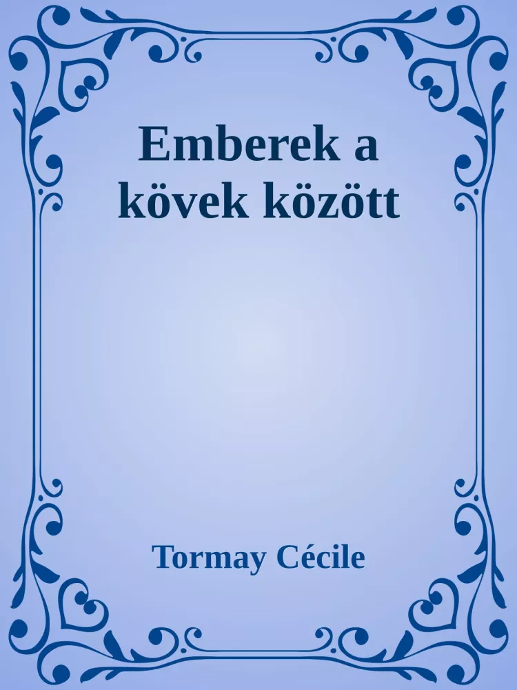 Emberek a kövek között borító