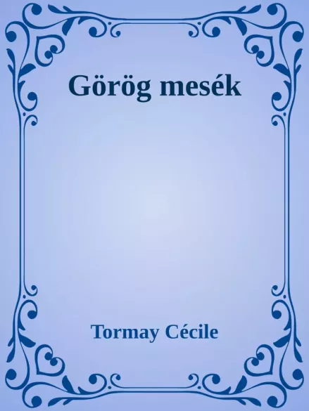 Görög mesék borító