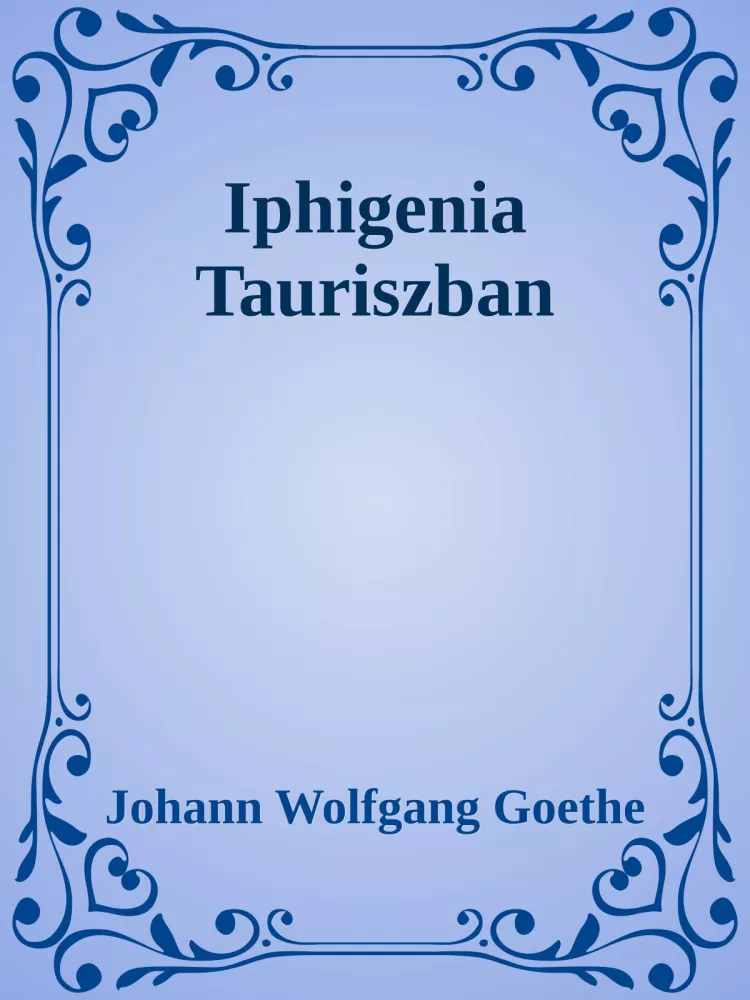 Iphigenia Tauriszban borító