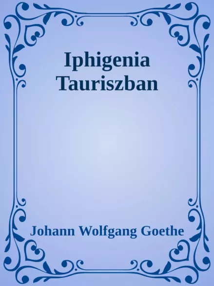 Iphigenia Tauriszban borító