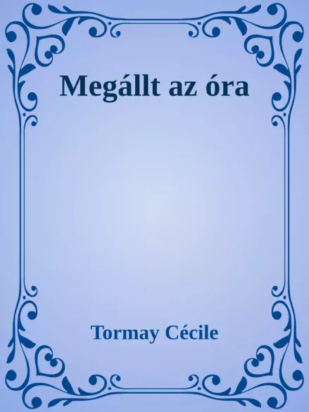 Megállt az óra borító