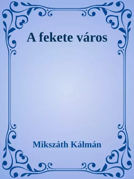 A fekete város borító