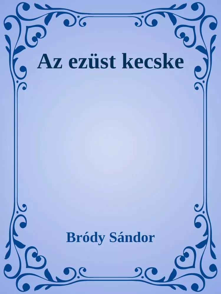 Az ezüst kecske borító