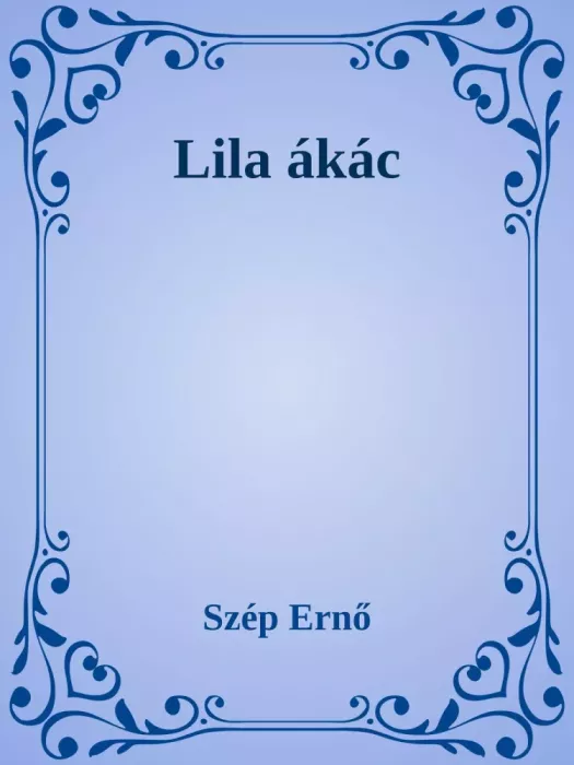 Lila ákác borító