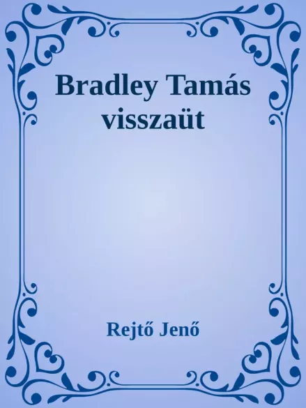 Bradley Tamás visszaüt borító