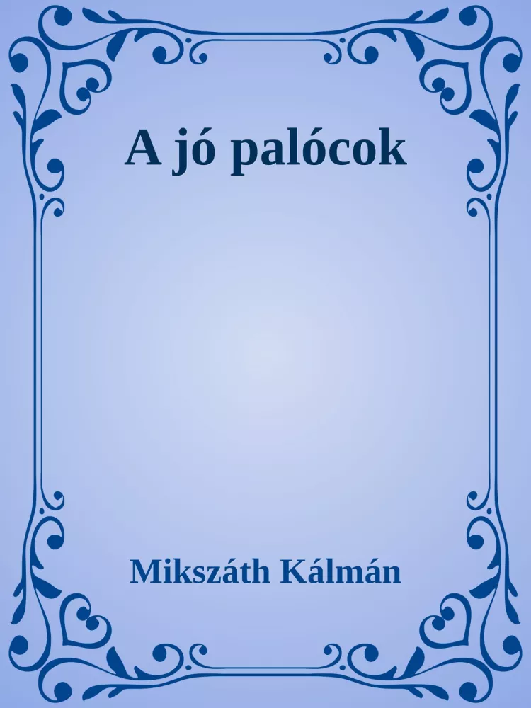 A jó palócok borító