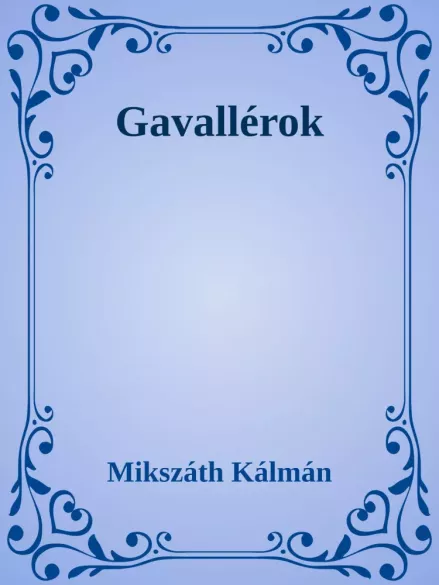 Gavallérok borító