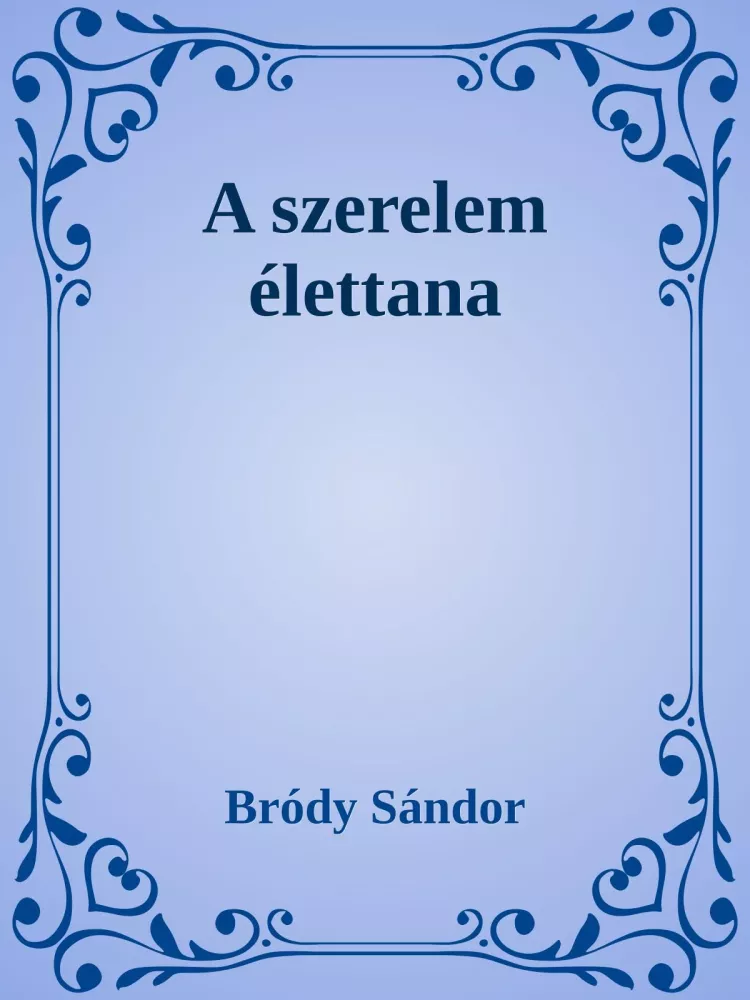 A szerelem élettana borító