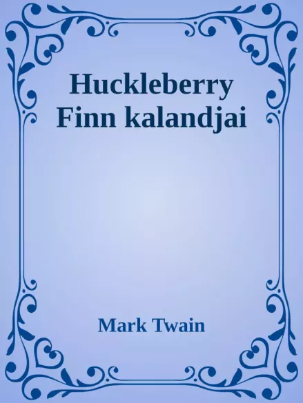 Huckleberry finn kalandjai borító