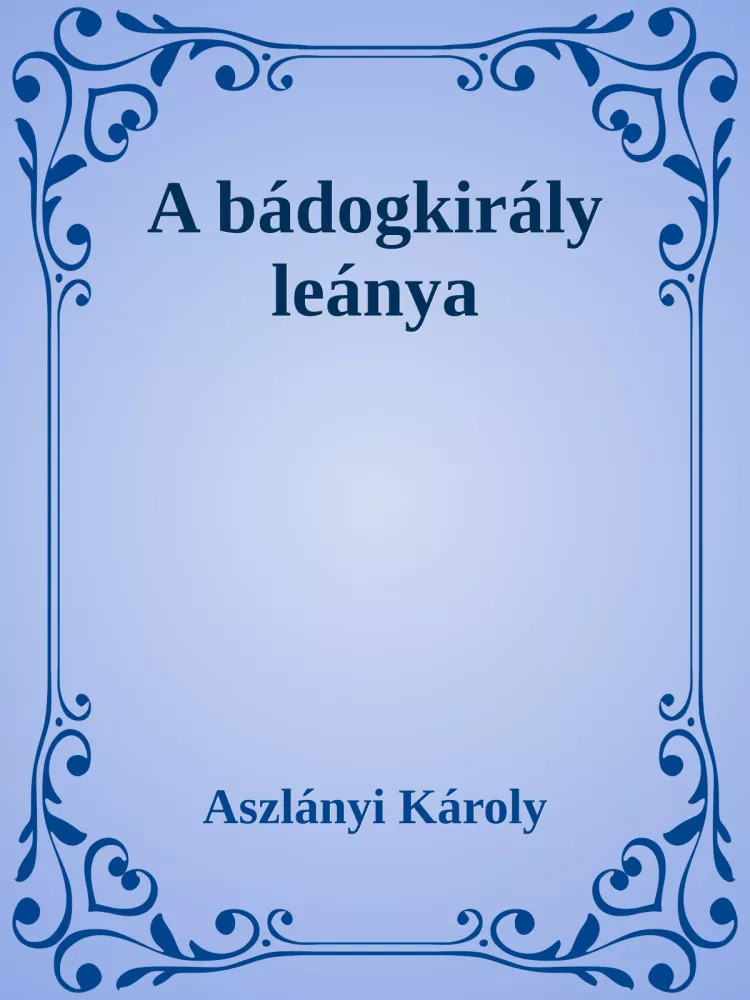 A bádogkirály leánya borító