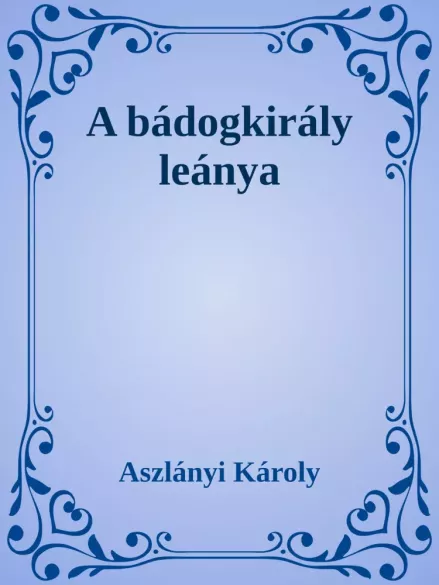 A bádogkirály leánya borító