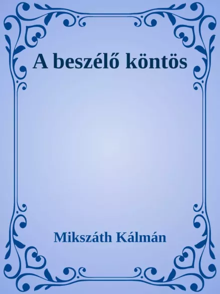 A beszélő köntös borító