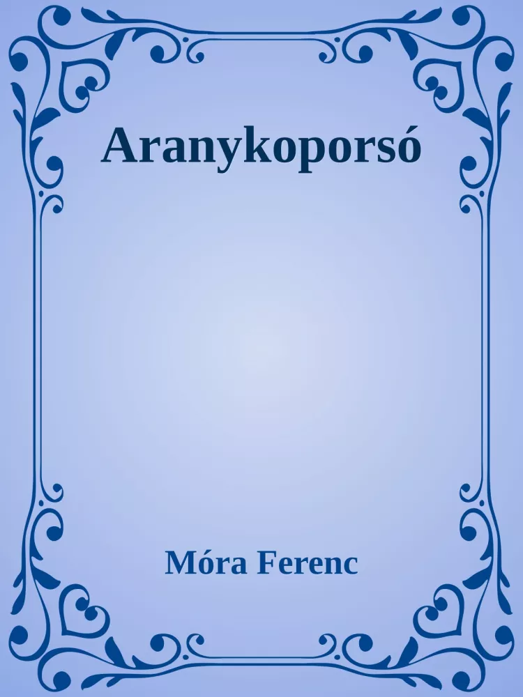 Aranykoporsó borító