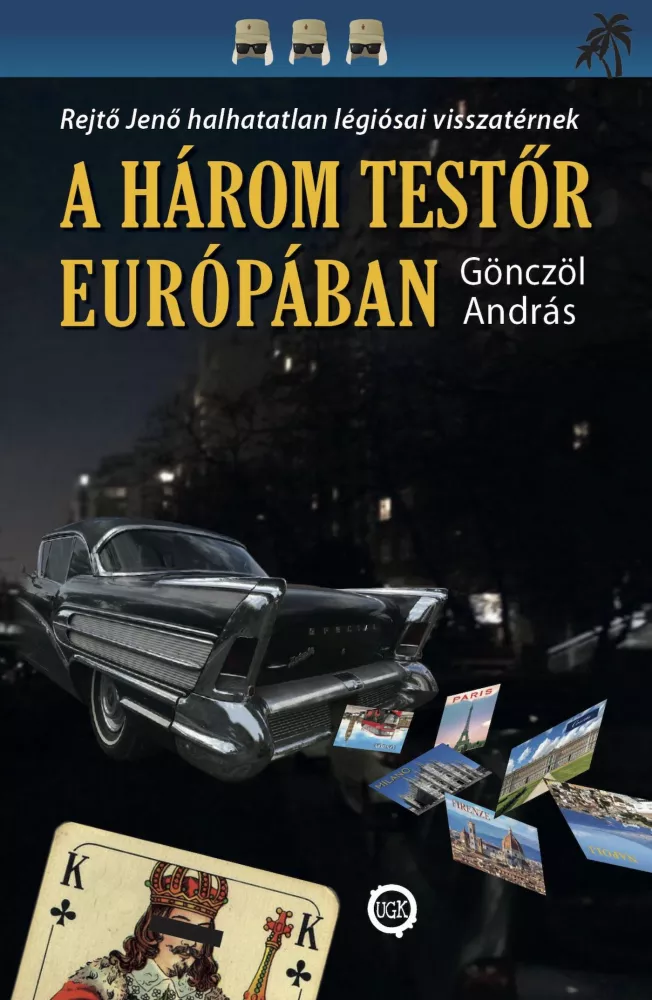 A három testőr Európában borító